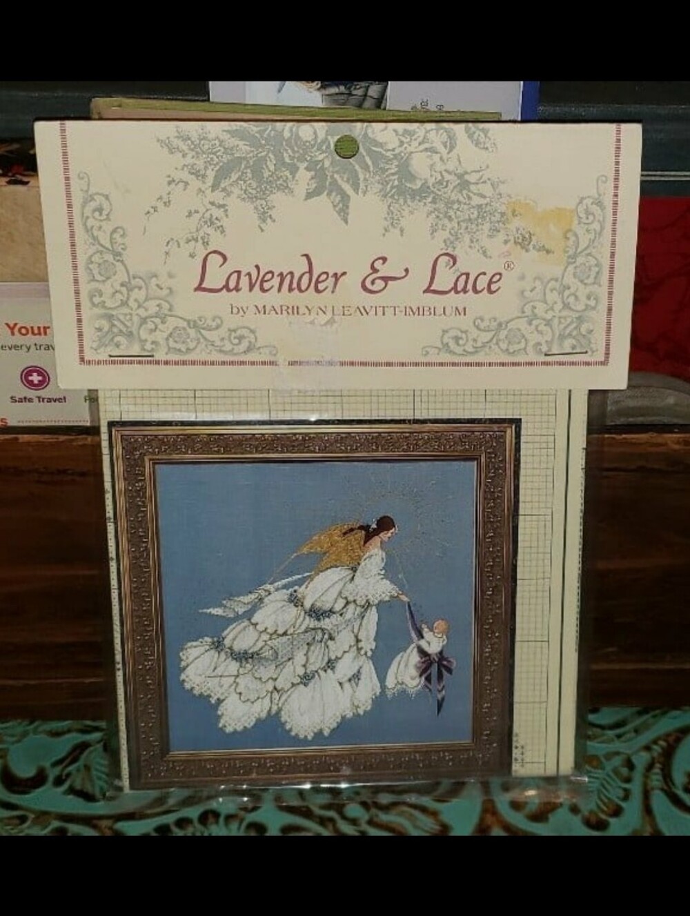 Lavender & Lace "Angel Of Mercy II"L & L52 Cross-Stitch Pattern